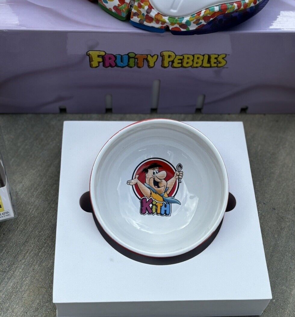 Lebron Fruity Pebbles Kith Cereal Bowl LIMITED Ships Same Day - Bowl Only