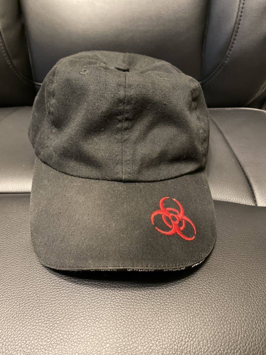 Resident Evil Vetements CAP Genuine L Black Unisex Balenciaga Designer Hat JP