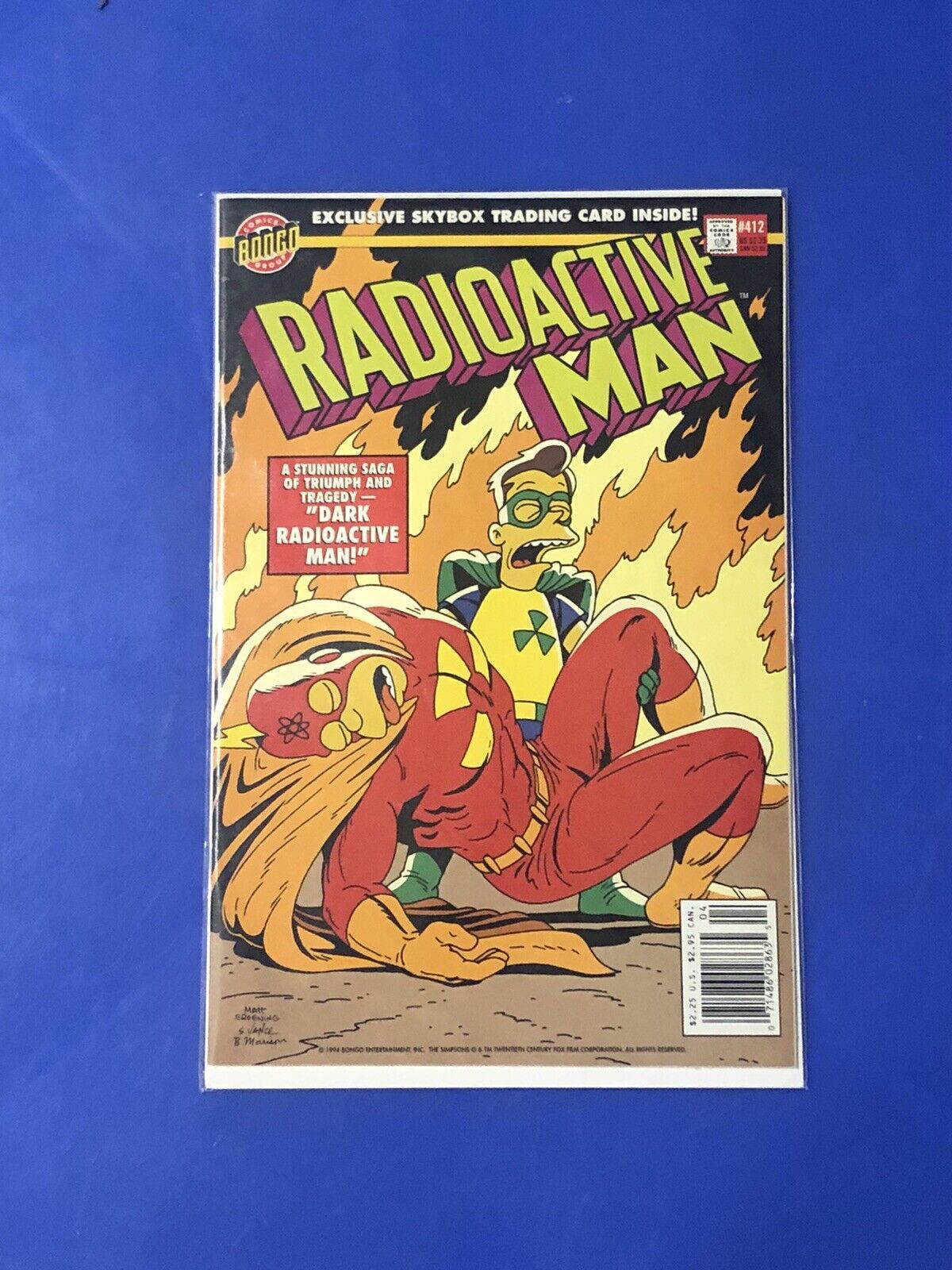 Radioactive Man #412 1ST PRINT Bartman The SIMPSONS APPEARANCE BONGO COMIC 1993