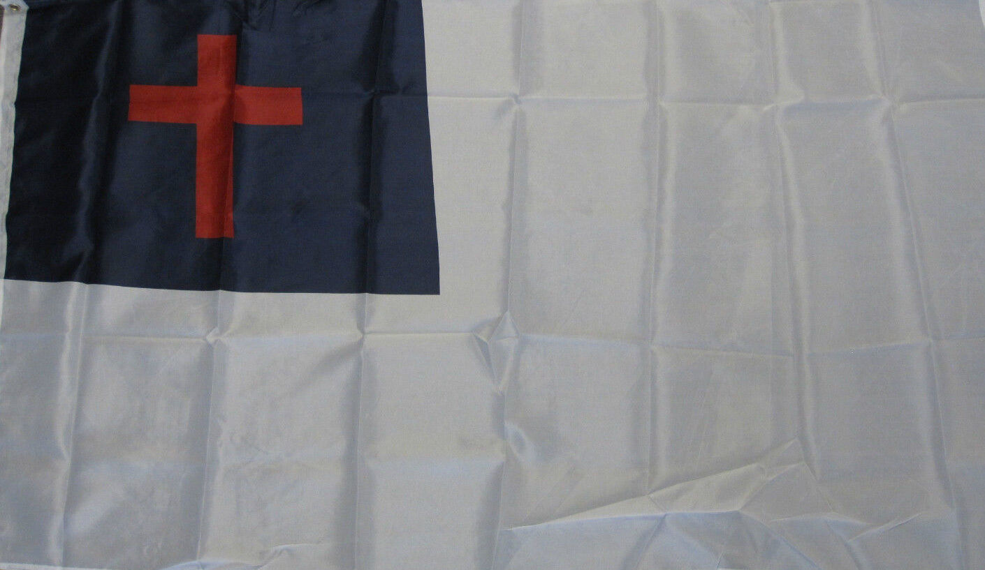 New Christian better quality double sided FLAG 3x5 ft usa seller