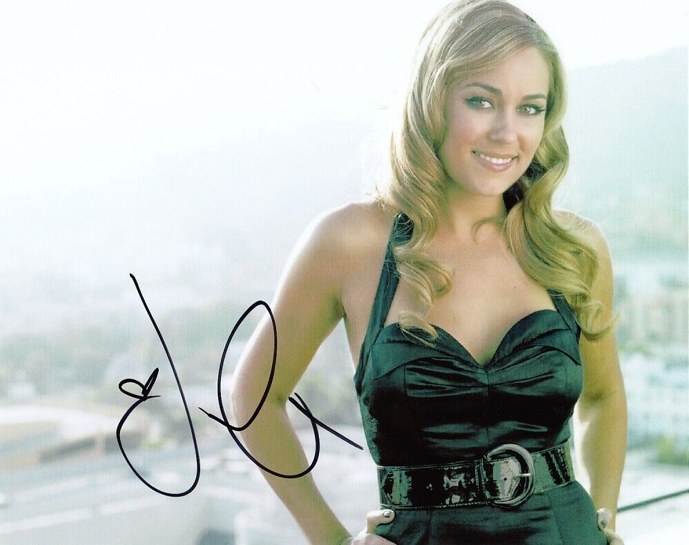 Lauren Conrad autographed signed autograph auto sexy 8x10 portrait photo IP COA