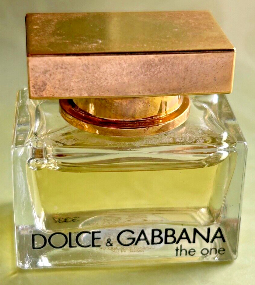 vtg Dolce & Gabbana THE ONE mini Eau de Parfum perfume toilette 5 ml .16 oz 0.16