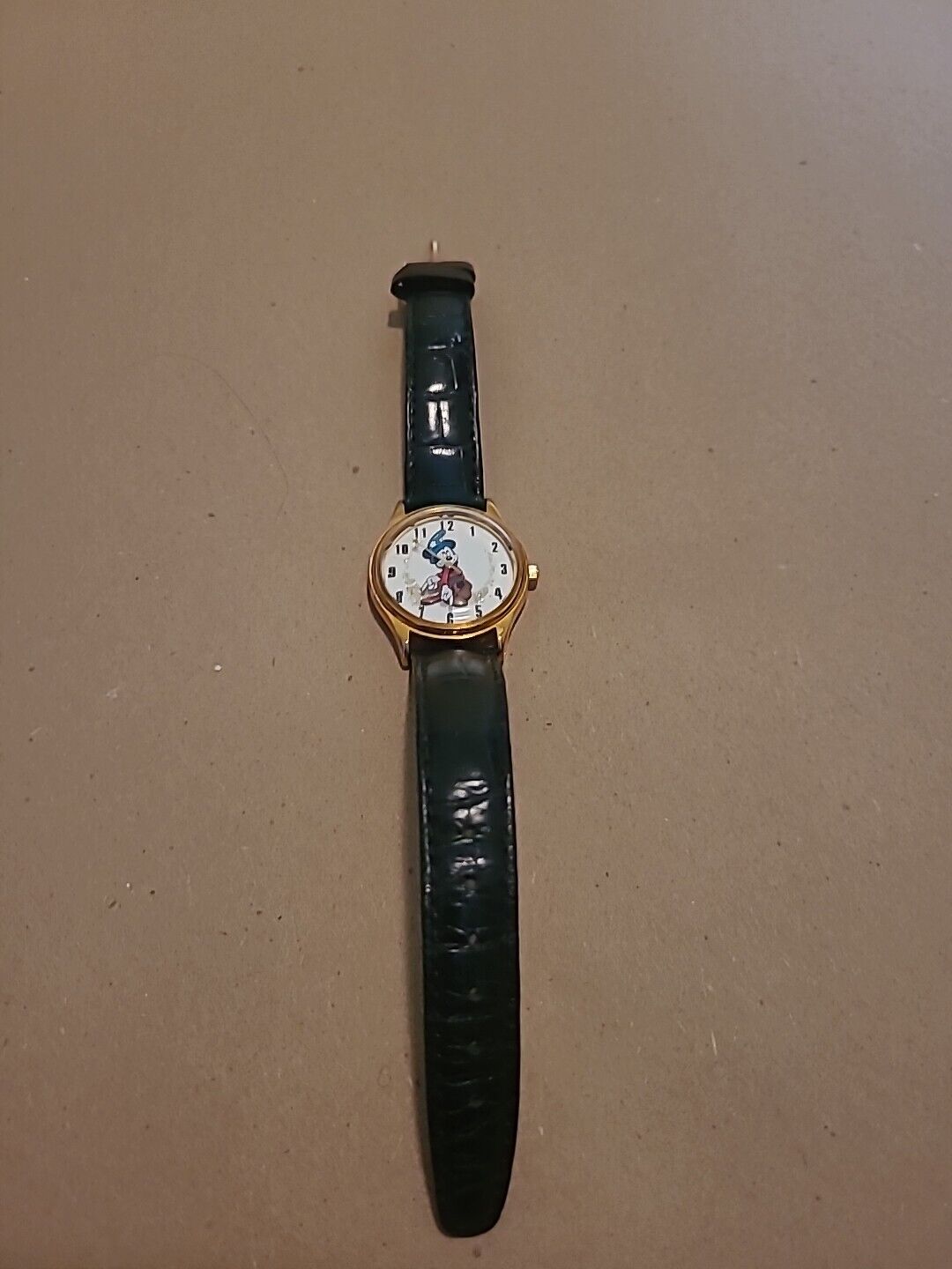Vintage Disney Time Works Mickey Mouse Sorcerer's Apprentice Watch, Great Cond