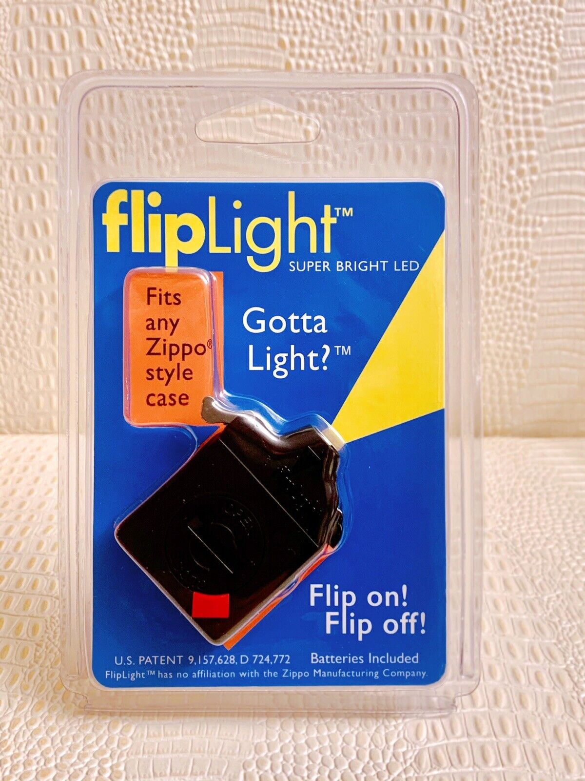 FlipLight Super Bright LED Flashlight for ZIPPO Lighter Cases