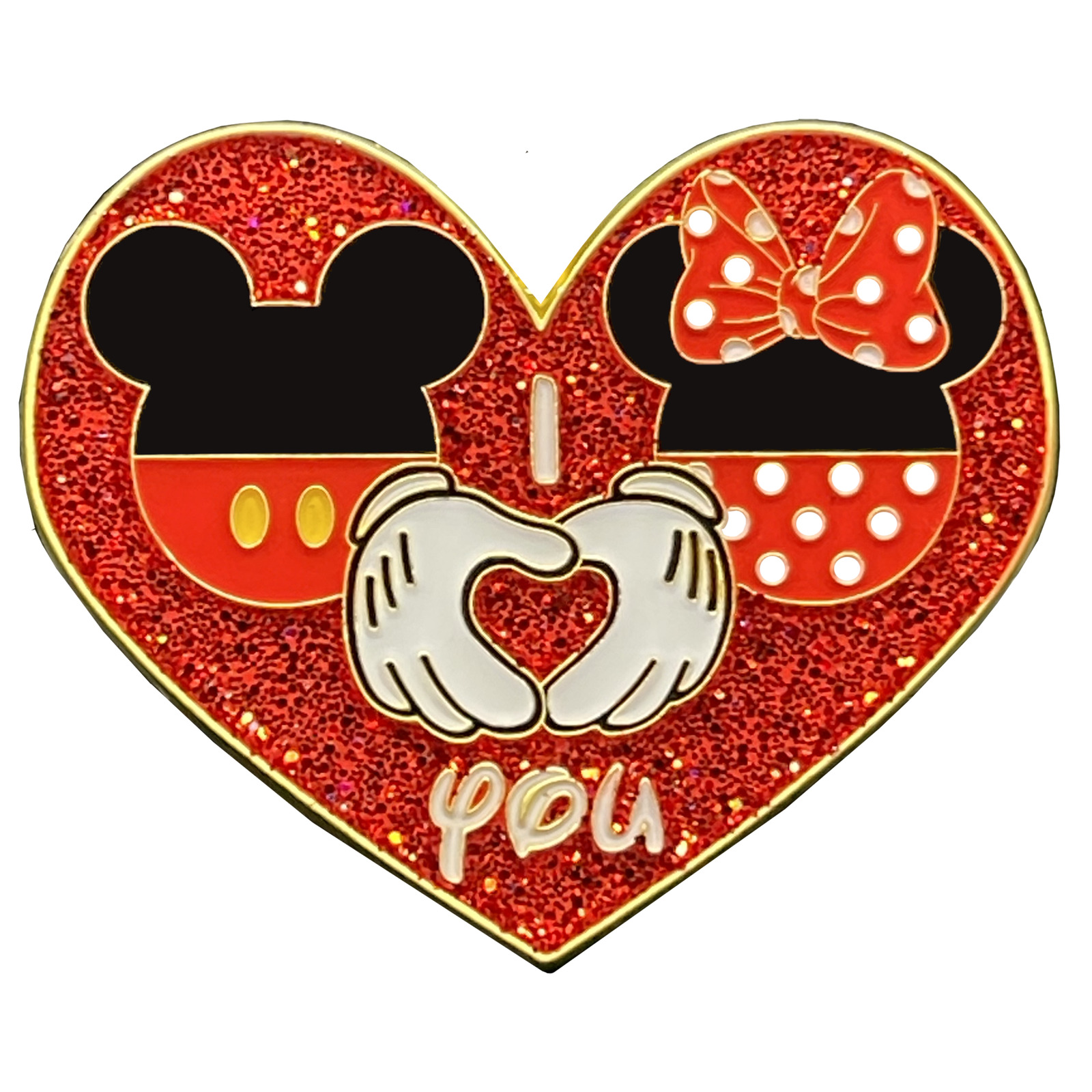 I Love You Mouse Pin inspired by Mickey EL8-017 P-085A