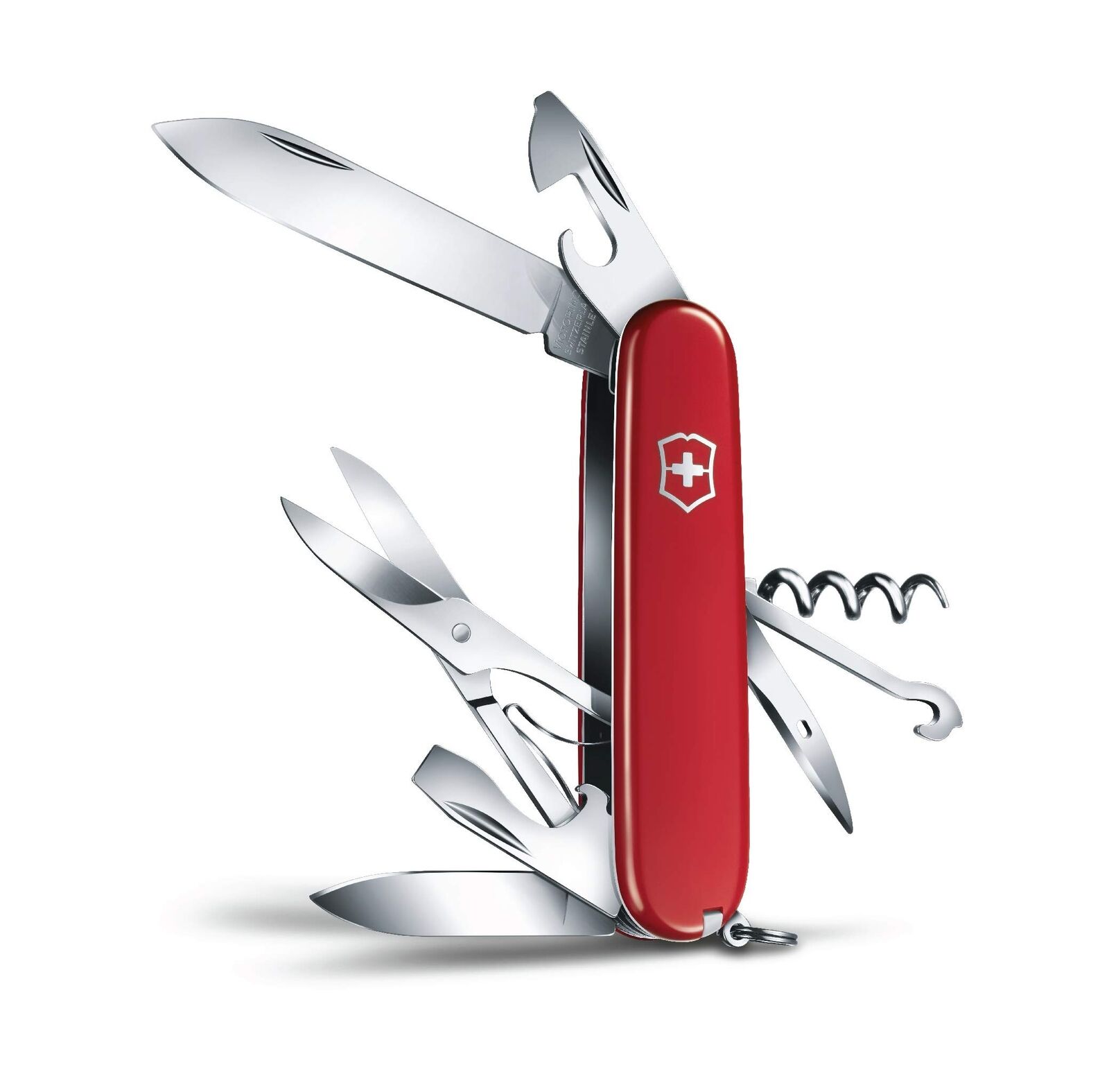Victorinox Swiss Army Climber Pocket Knife Red