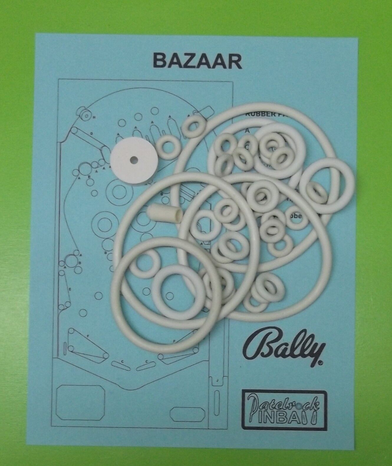 1966 Bally Bazaar pinball rubber ring kit