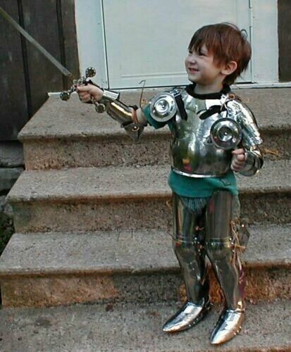 Wearable Child Suit Of Armor Medieval Kids Wearable Armor Suit For Roleplay