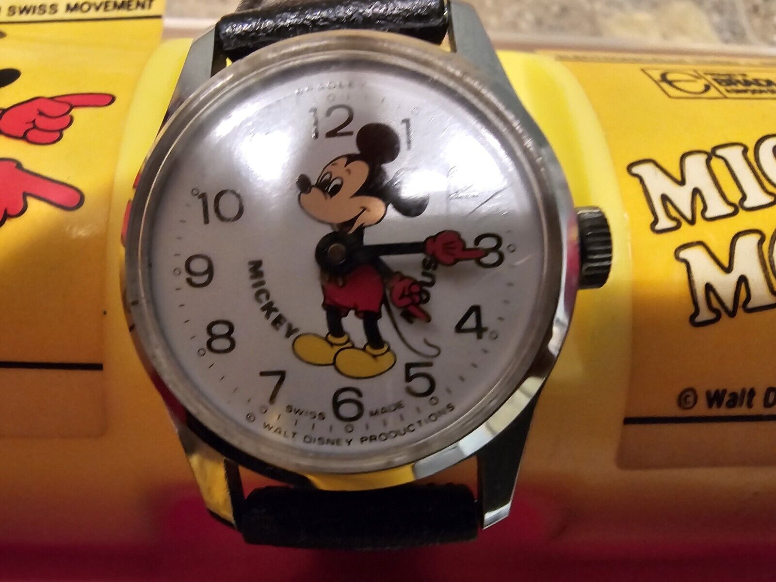 Vintage Mickey Mouse Swiss Made Walt Disney Watch