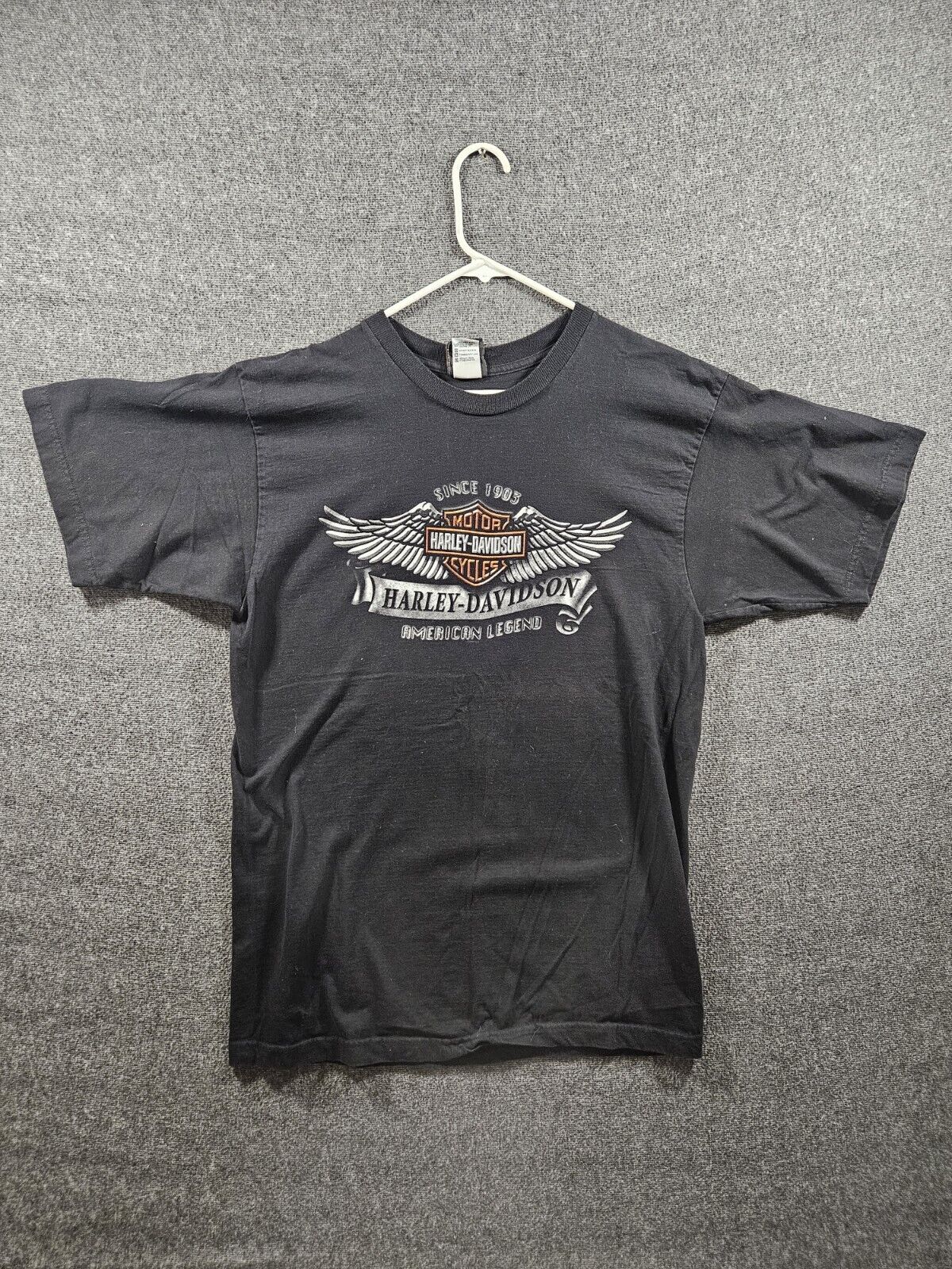 Vintage Men\'s Harley-Davidson Graphic T-Shirt XL USA Made Georgia FAST SHIPPING