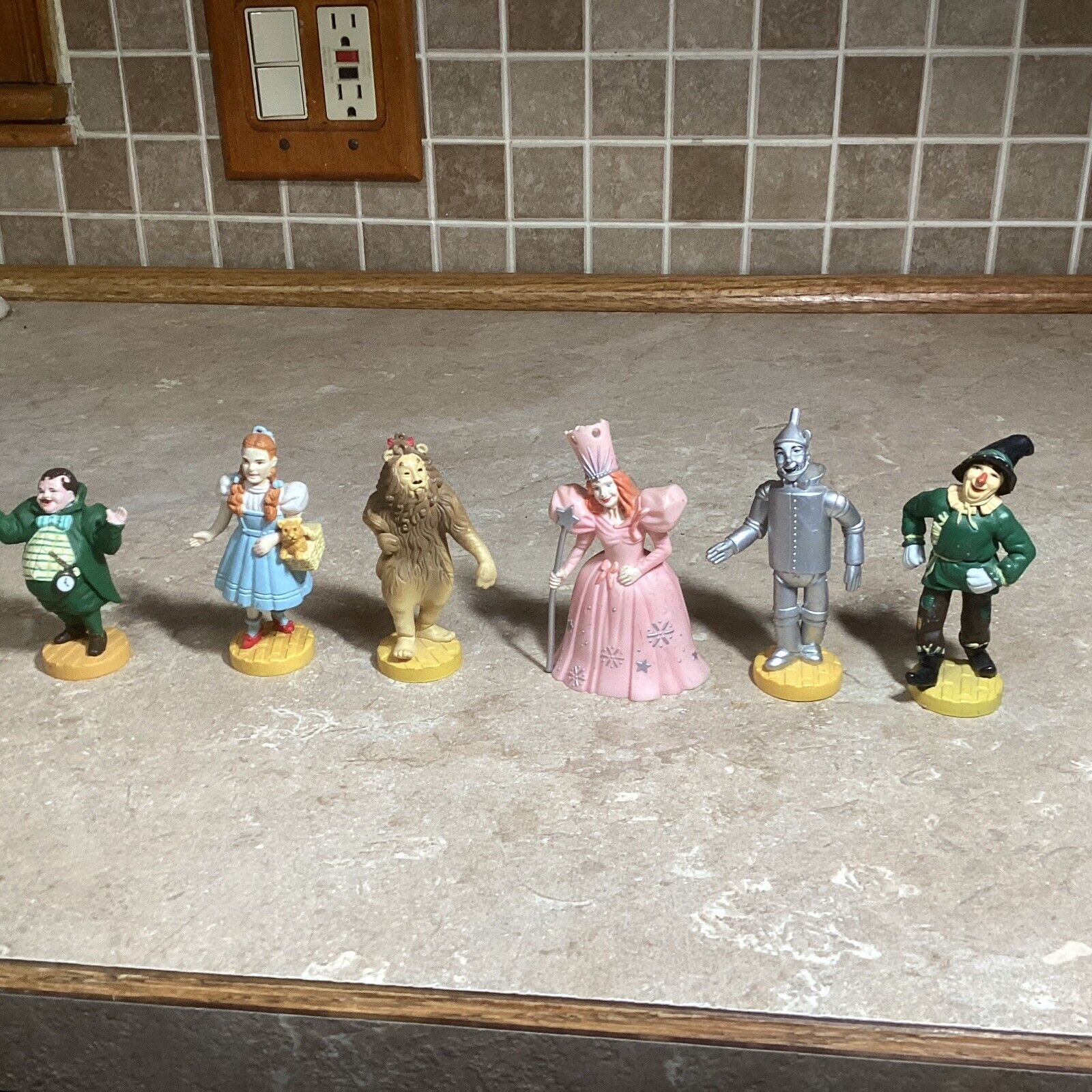Wizard of Oz 1987 Figurines Loews Ren MGM Turner Presents - Lot of 6