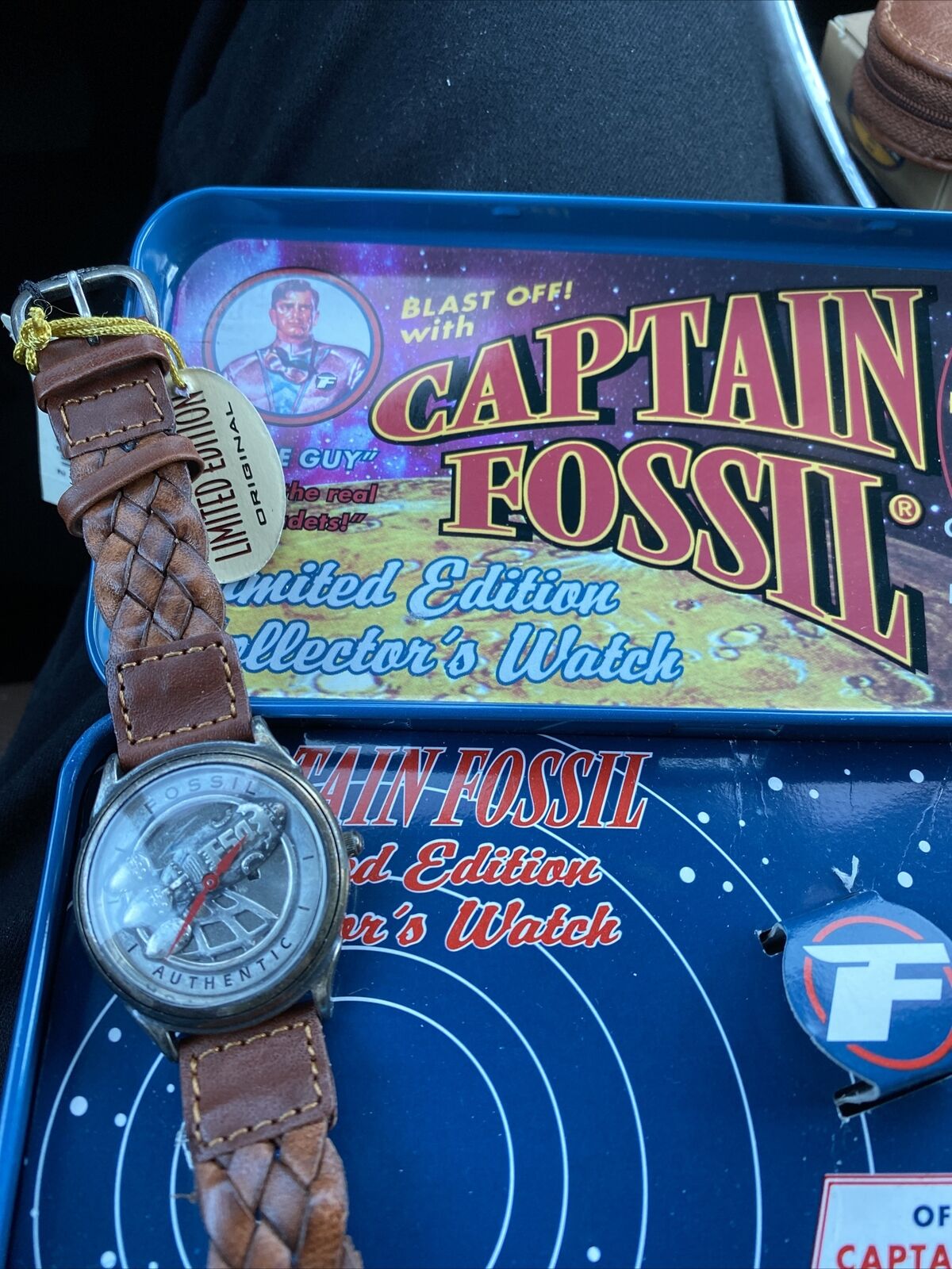 Fossil Limited edition CAPTAIN FOSSIL Rocket Watch Mint Cond Never Worn LE-9432