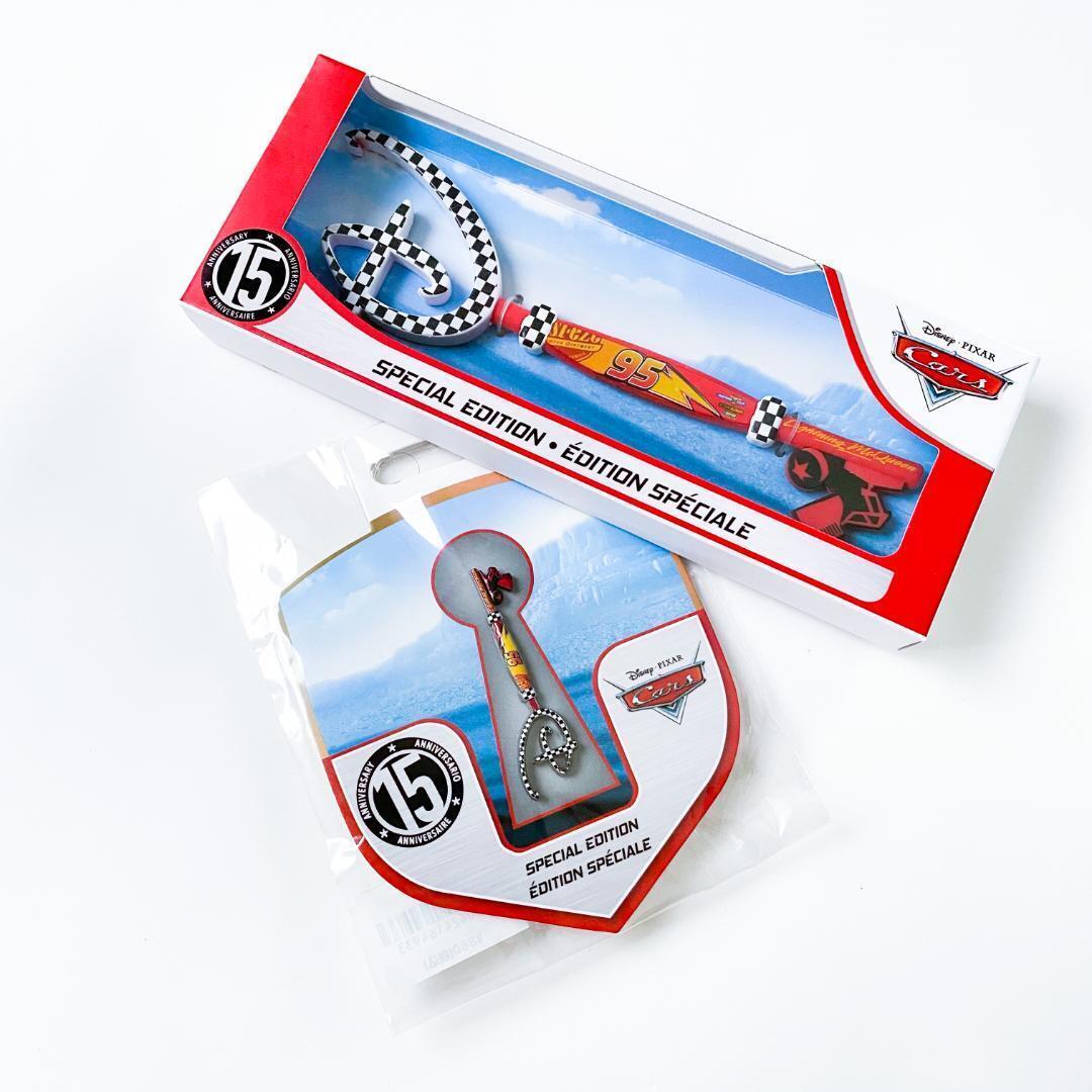 Cars Lightning Mcqueen Collectible Key Badge Set Disney