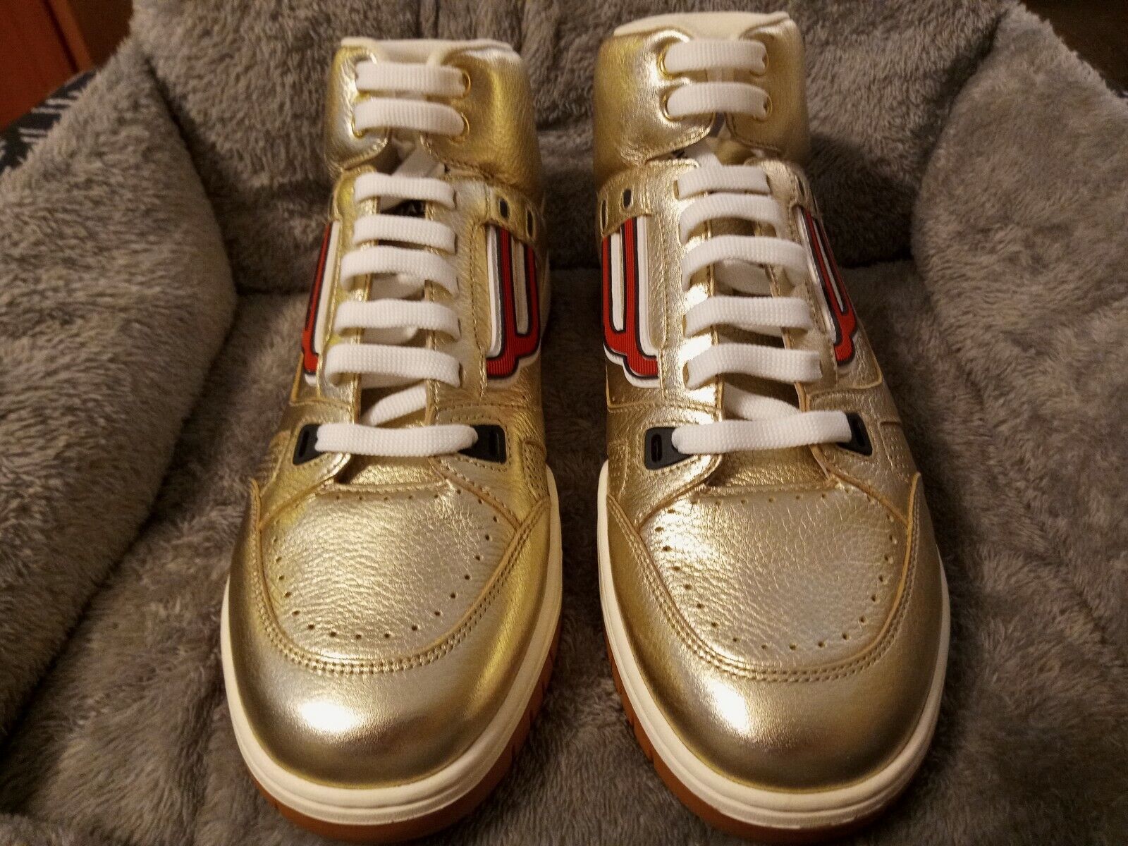 Bally Men\'s Sneakers gold size 10 $595 retail