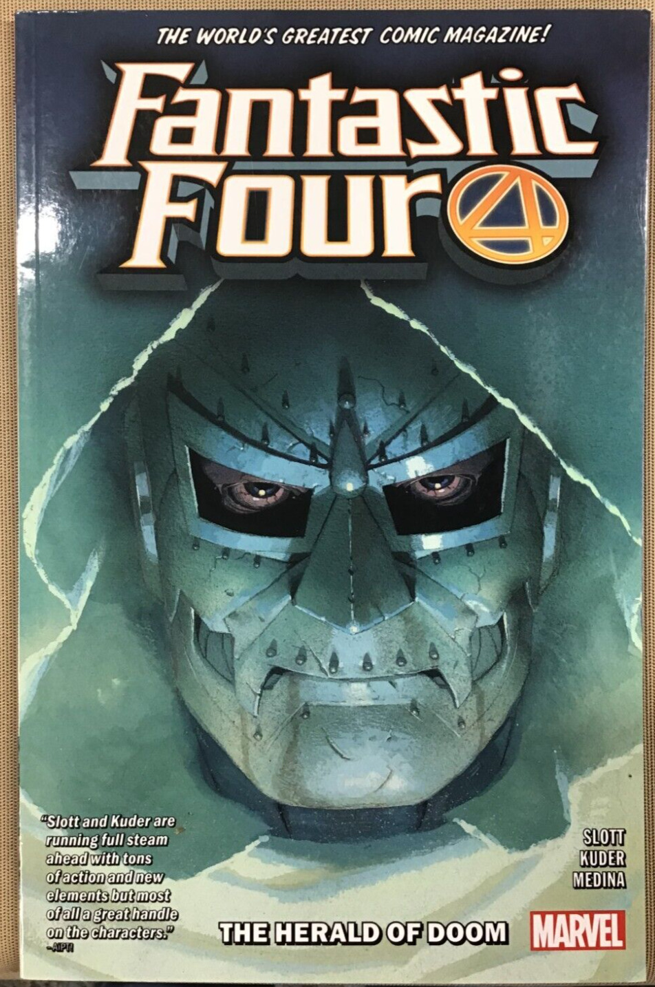 Marvel Fantastic Four by Dan Slott Vol. 3 - The Herald of Doom Paperback - NEW