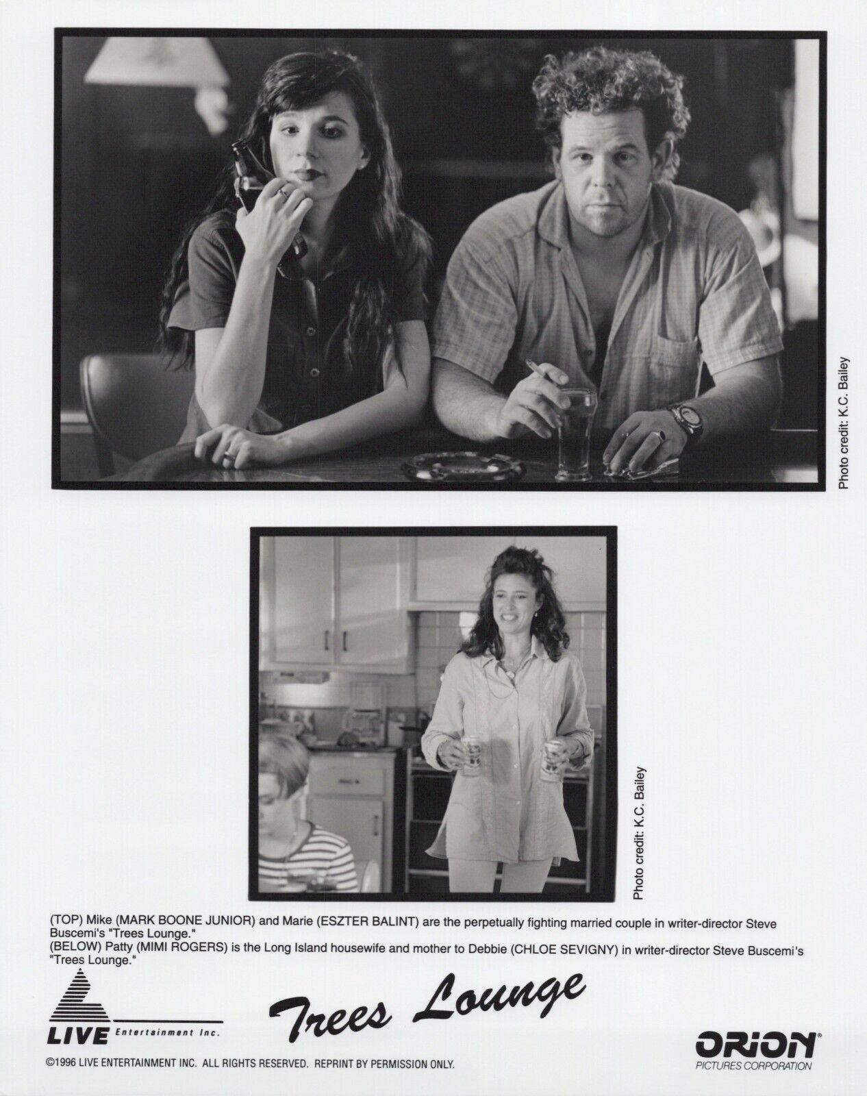 Mark Boone Junior + Eszter Balint + Mimi Rogers + Chloe Sevigny 1996 Photo K 384