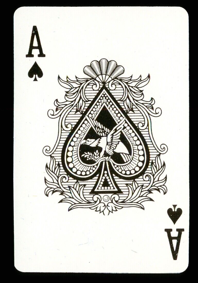 1 x Ace of Spades playing card Spain Gran Canaria Canary Islands ≠ ZP358