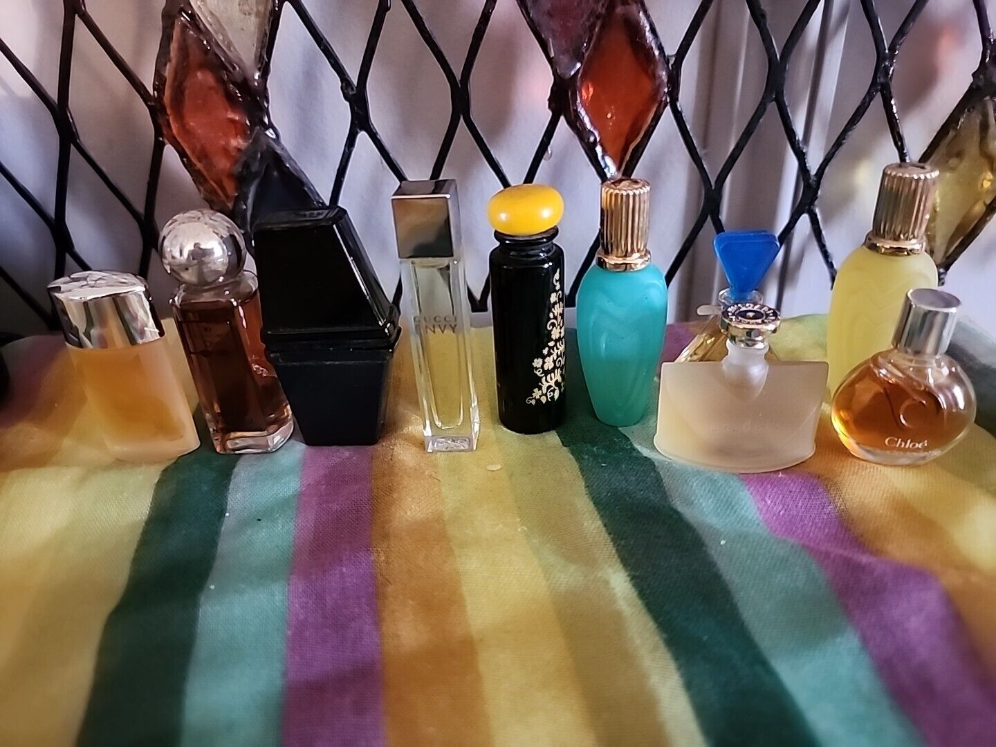 Vintage Minature Perfume Lot/Bundle Bvlgari, Chloe, Gucci, Escada, Balenciaga