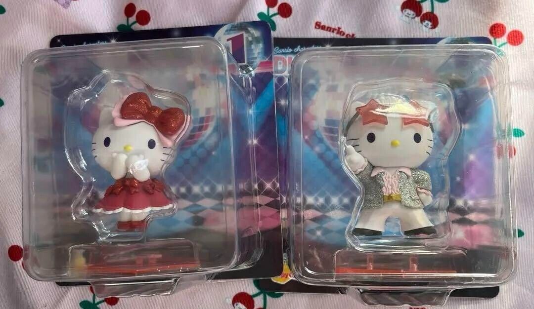 Sanrio Happy Kuji DISCO Figure Prize Hello Kitty Daniel Set New Japan