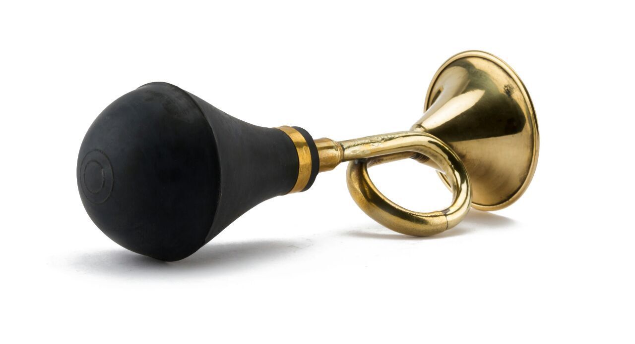 Brass Classic Decorative Antique Vintage Trumpet Taxi Horn (8 Inch)