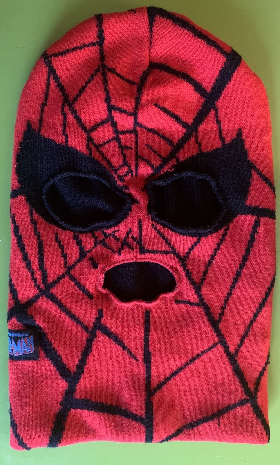 Marvel’s Spectacular Spiderman Baklava Beanie Hat Knit Ski Mask - Awesome