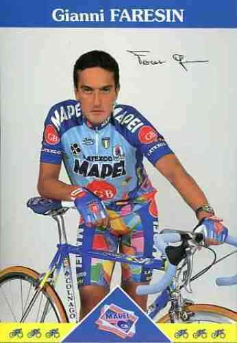 Cycling cycling cycling cyclist wielrennen GIANNI FARESIN Team MAPEI GB 1997 