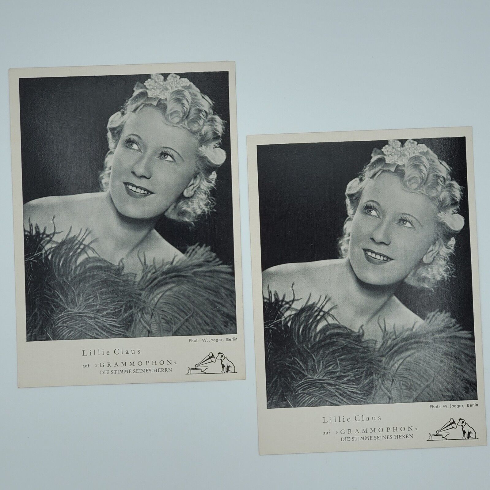 Opera Singer Lillie Claus German Acrtess artist music photo film postcard set