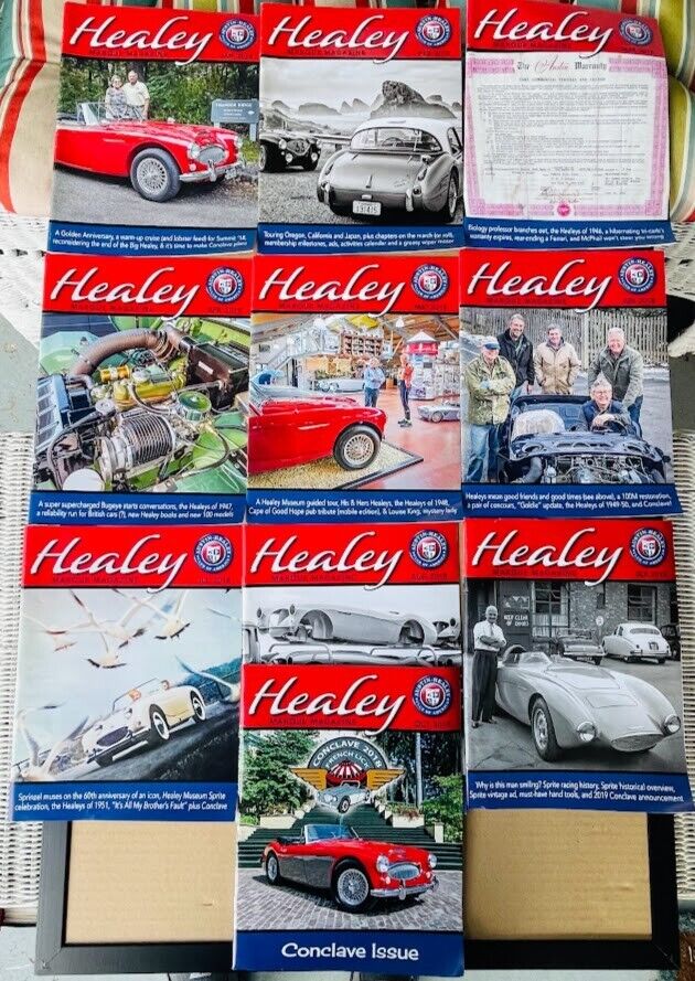 AUSTIN HEALEY Marquee Magazine 2018 LOT OF 10 Back Issues Foreign Automobile Car