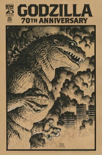 Godzilla 70th Anniversary Arthur Adams 1:50 Variant PRESALE 5/8 IDW