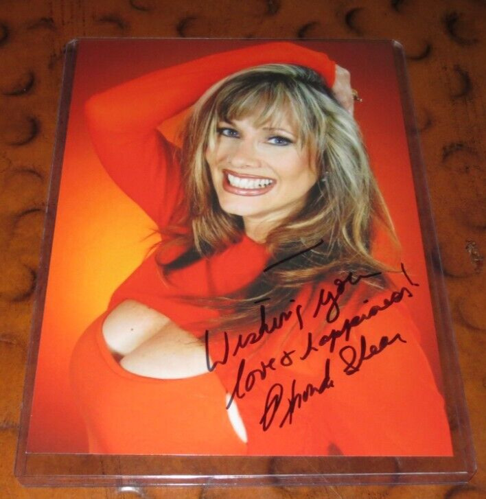 Rhonda Shear TV host USA Network Up All Night signed autographed photo