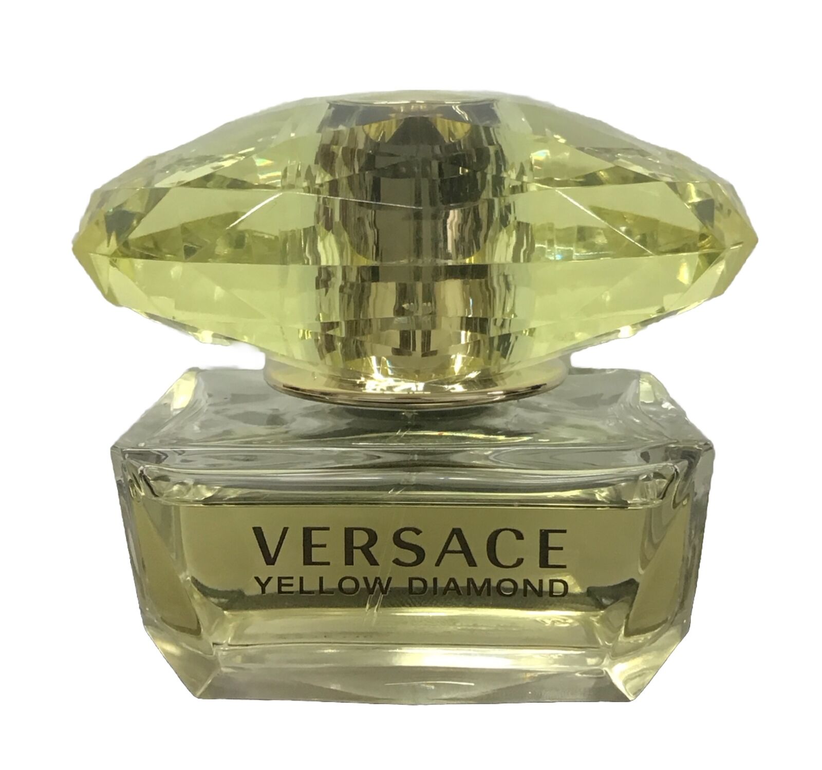 Versace Yellow Diamond Eau De Toilette Spray 1.7 Oz, As Pictured, No Box 90%Full