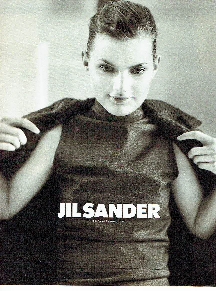 1995 Jil Sander Haute Couture 217 ADVERTISING ADVERTISEMENT