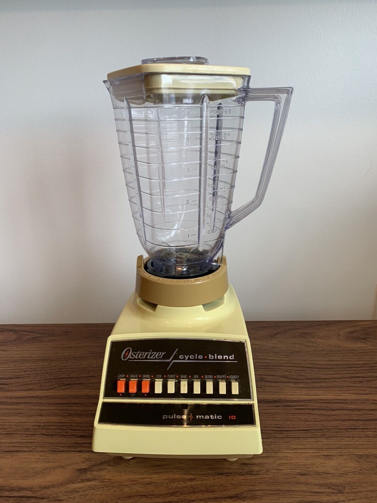 Vintage Osterizer 10 Cycle Blend Pulse Matic Imperial Blender Retro