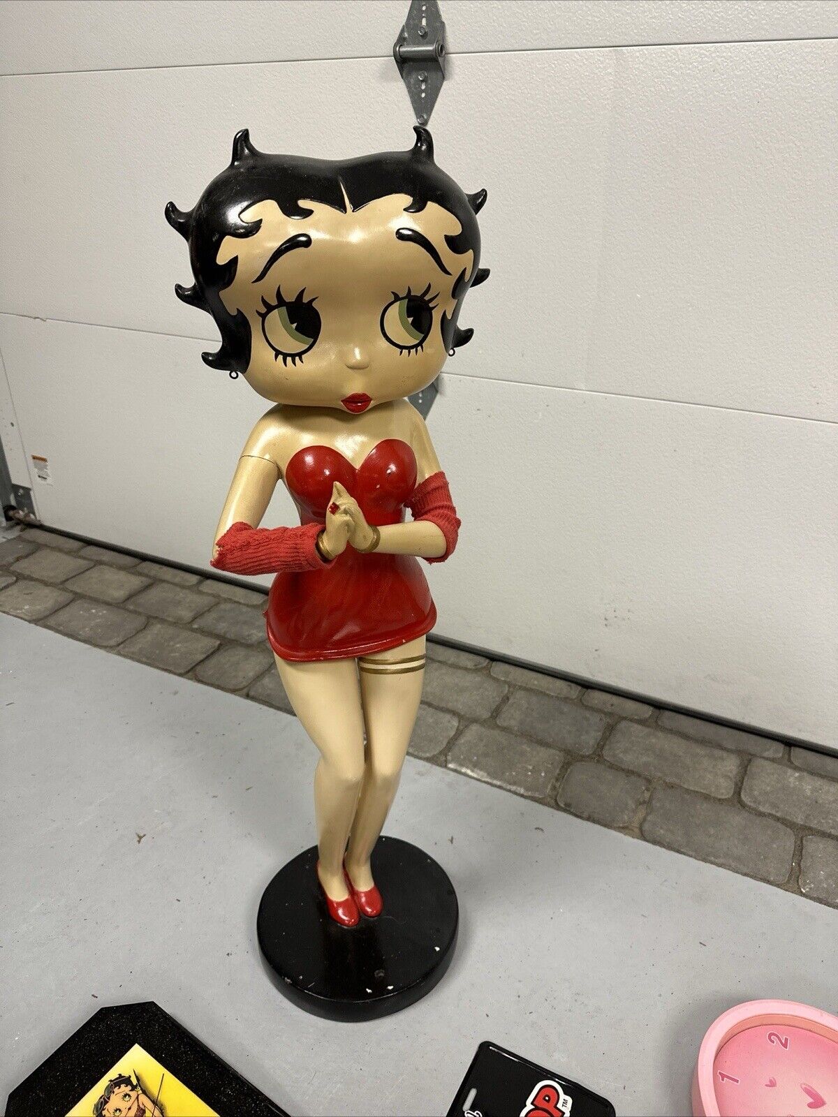Betty Boop 3 Foot Statue, 1999- Wedding Valentine’s Day/Red Dress (PICKUP ONLY)