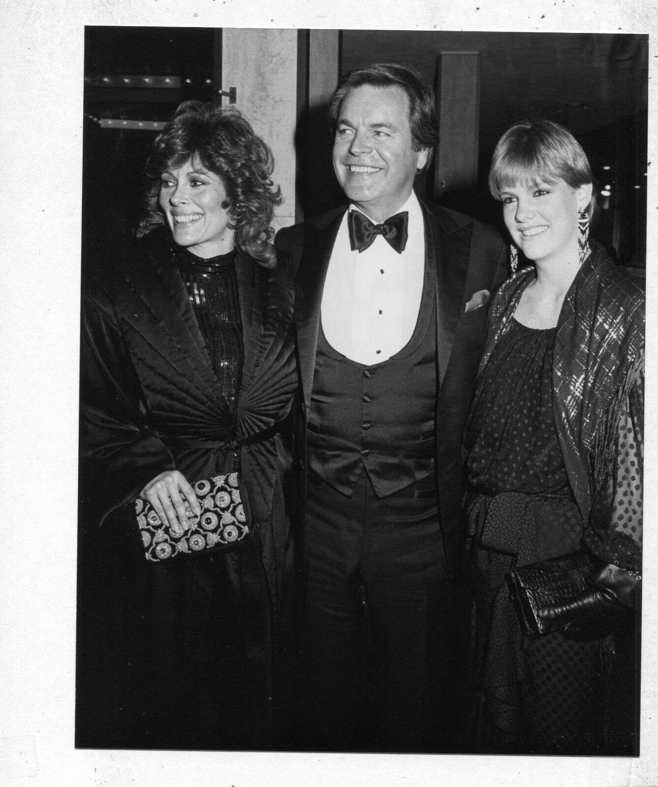 Jill St.John ,Robert Wagner  And Daughter Katie 1983   VG press photo P1J