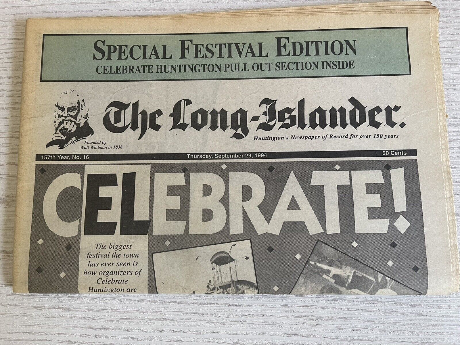 The Long Islander, Huntington Newspaper Sept. 29, 1994