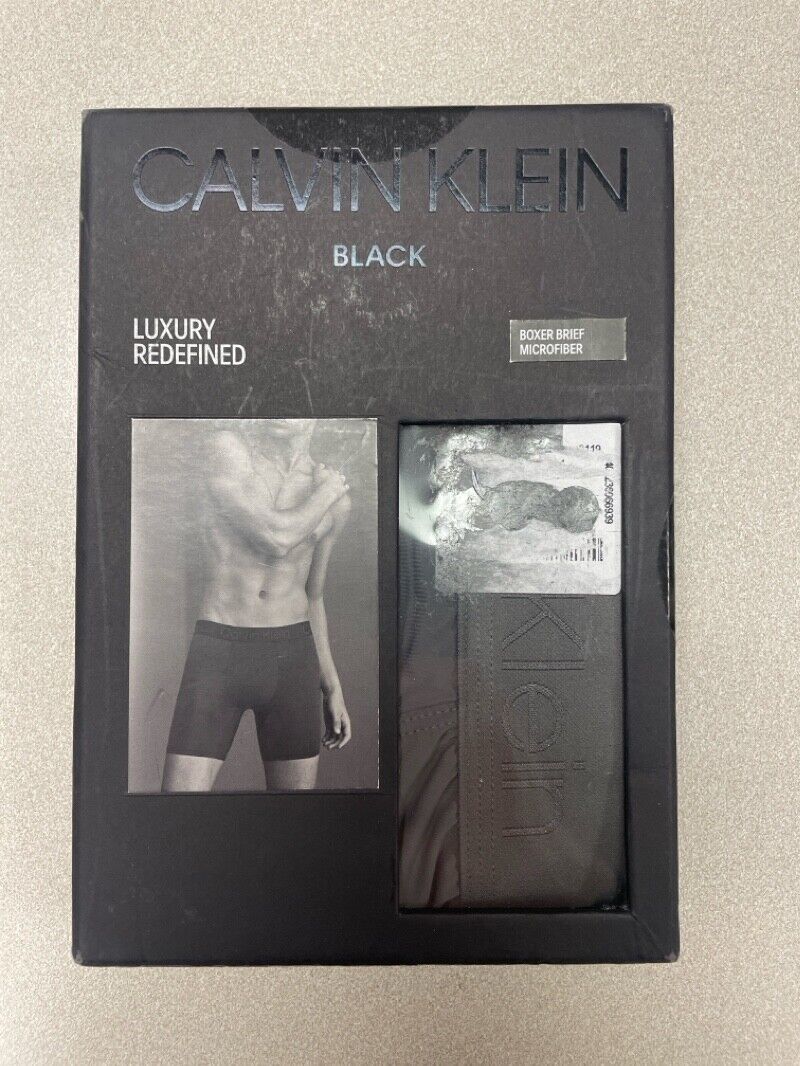 Mens Calvin Klein Black NB1930021 Luxury Redefined Boxer Brief Size XL