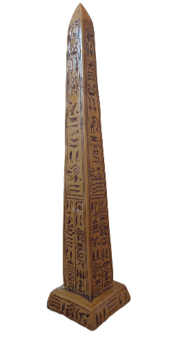 Masterpiece of Handcrafted Pharaonic Obelisk model, Hieroglyphic Inscriptions