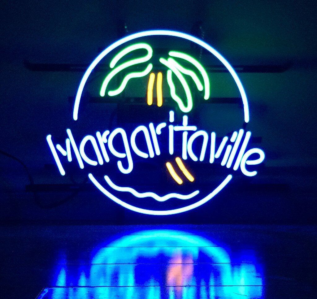 New Jimmy Margaritaville Palm Tree Neon Light Sign 20\