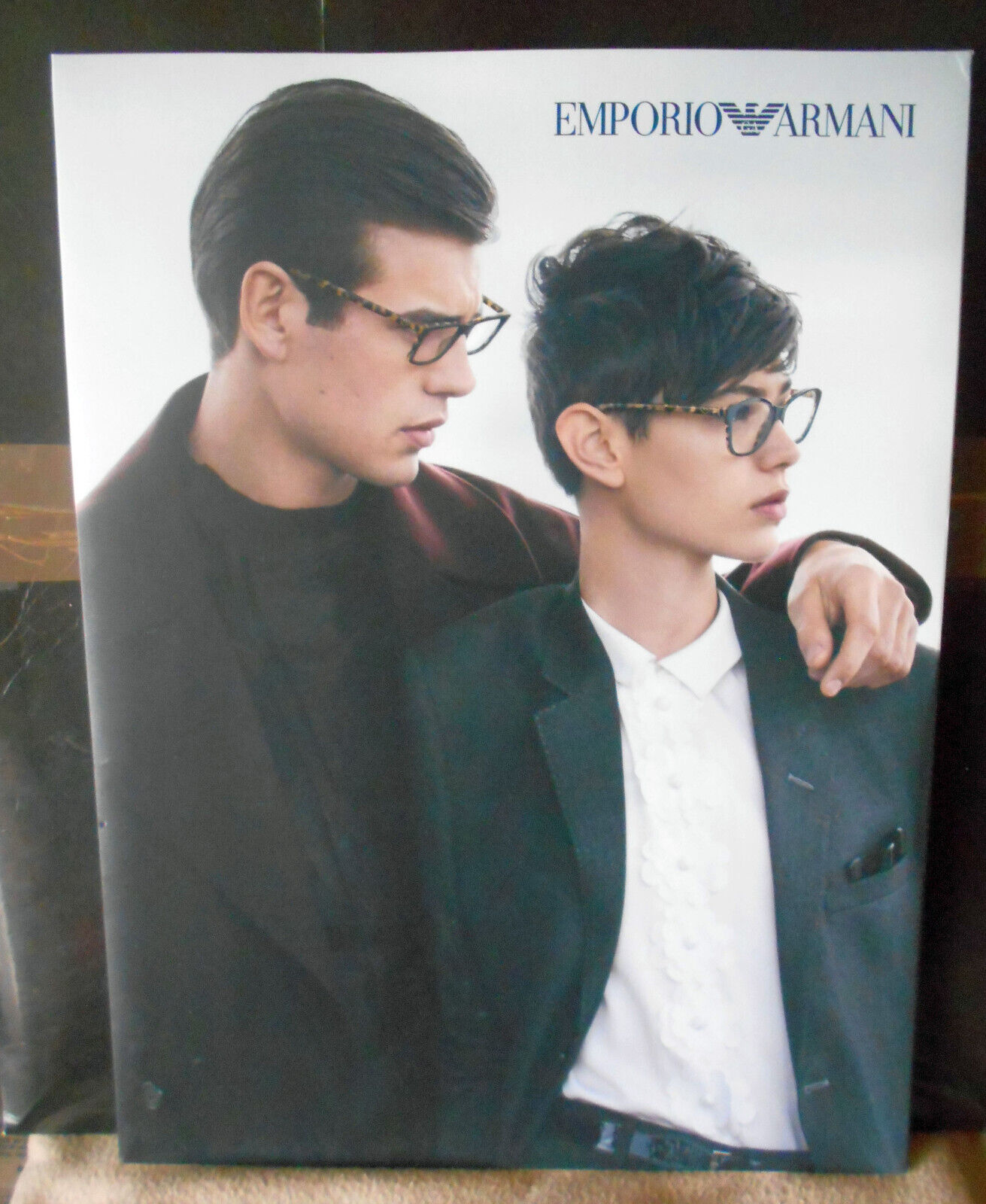 2014 Paper Advertising, Emporio Armani Glasses, Couple, 30x40cm,