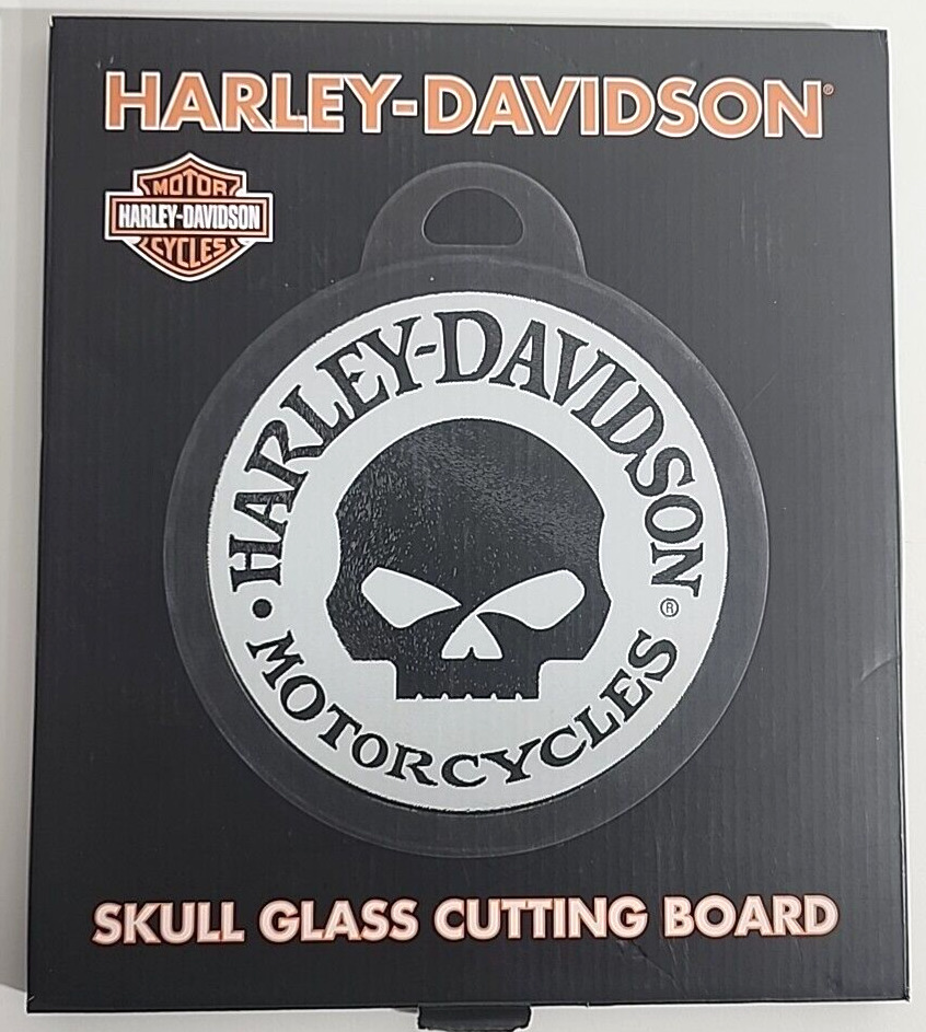 Harley-Davidson Willie G. Skull Glass Cutting Board HDL-18527 (Box damage)