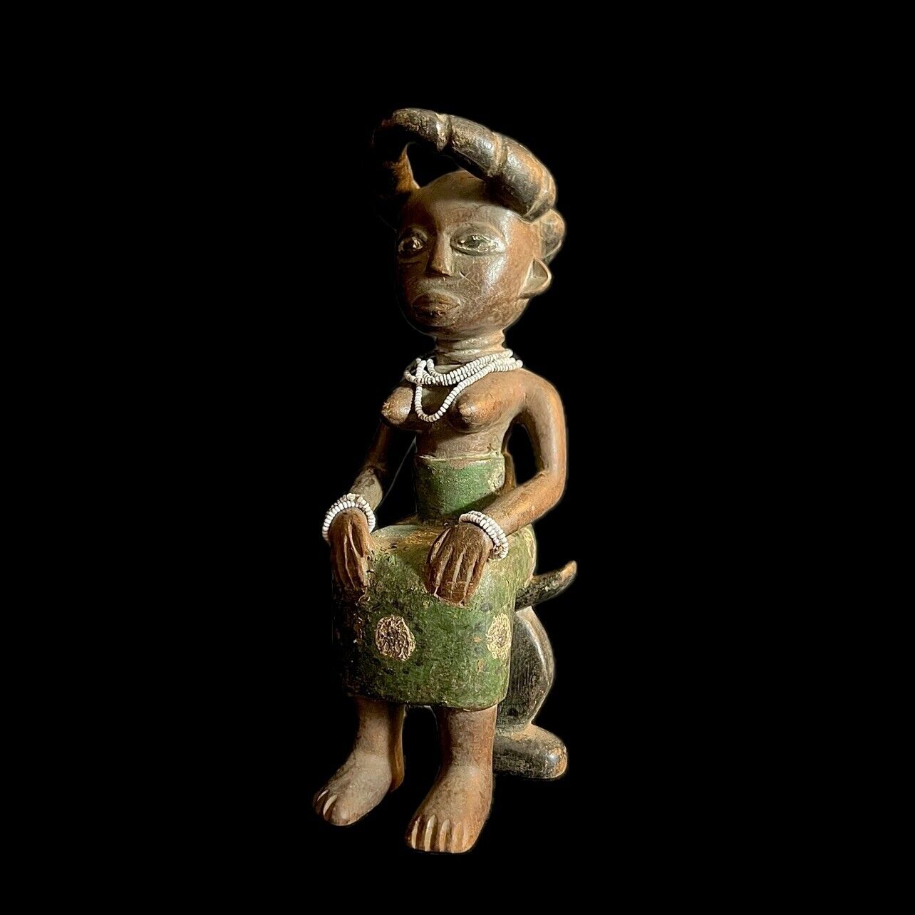 African Carved Statue Tribe Ancient African Fang Gabon, Liberia-9989