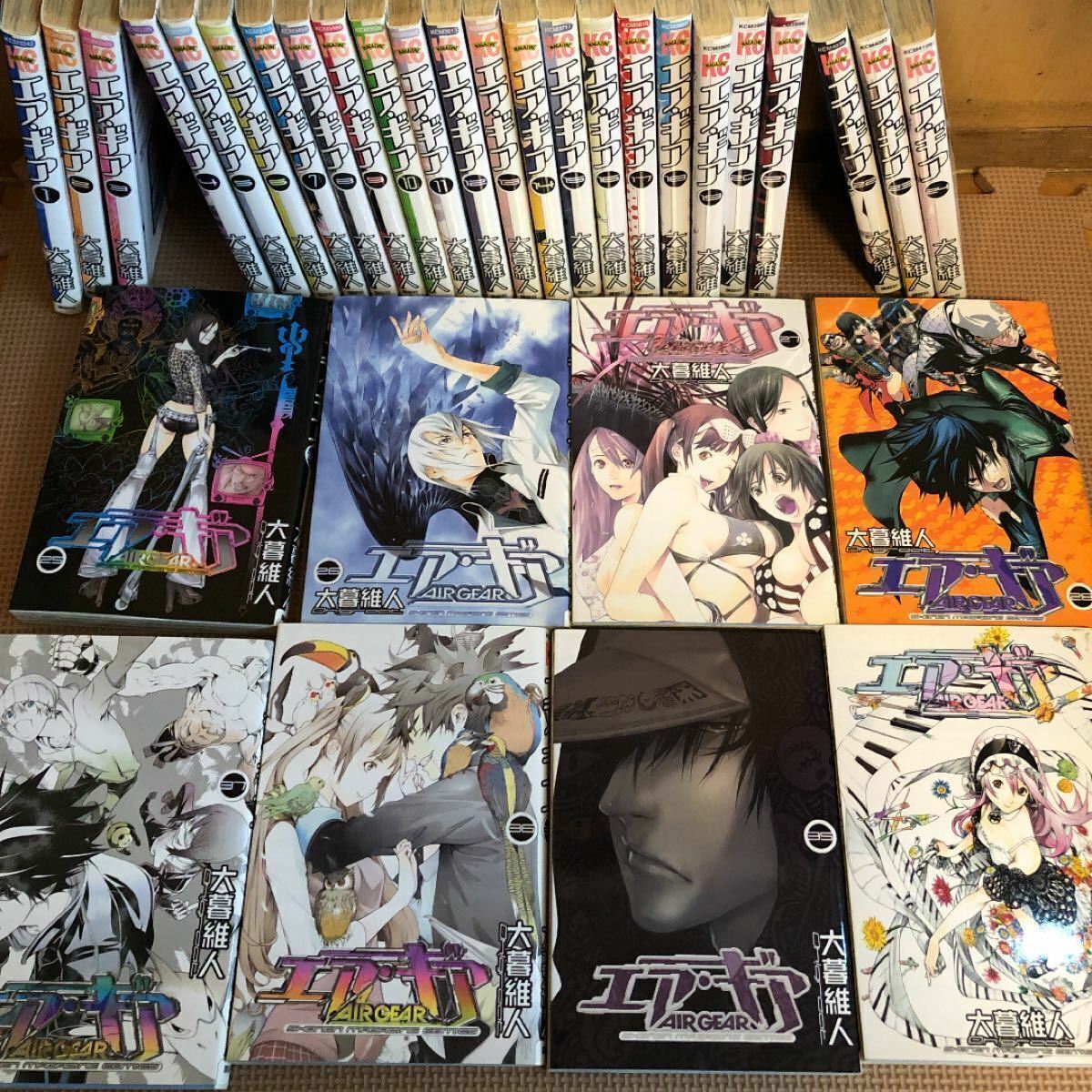 Used Japanese Comics Manga Complete Set Air Gear vol. 1-37(language Japanese) 