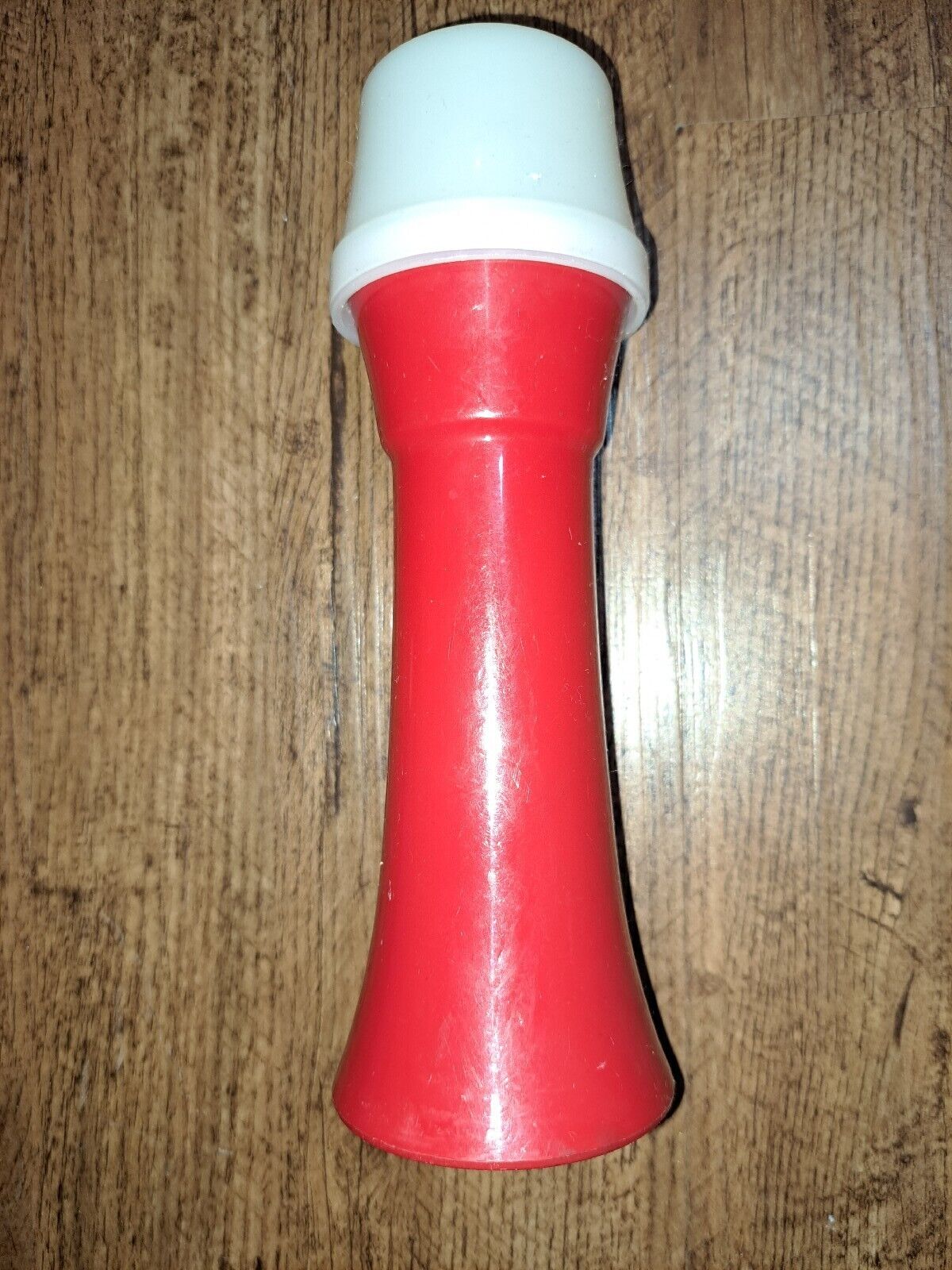 Tupperware Hour Glass Ketchup Pump Red 