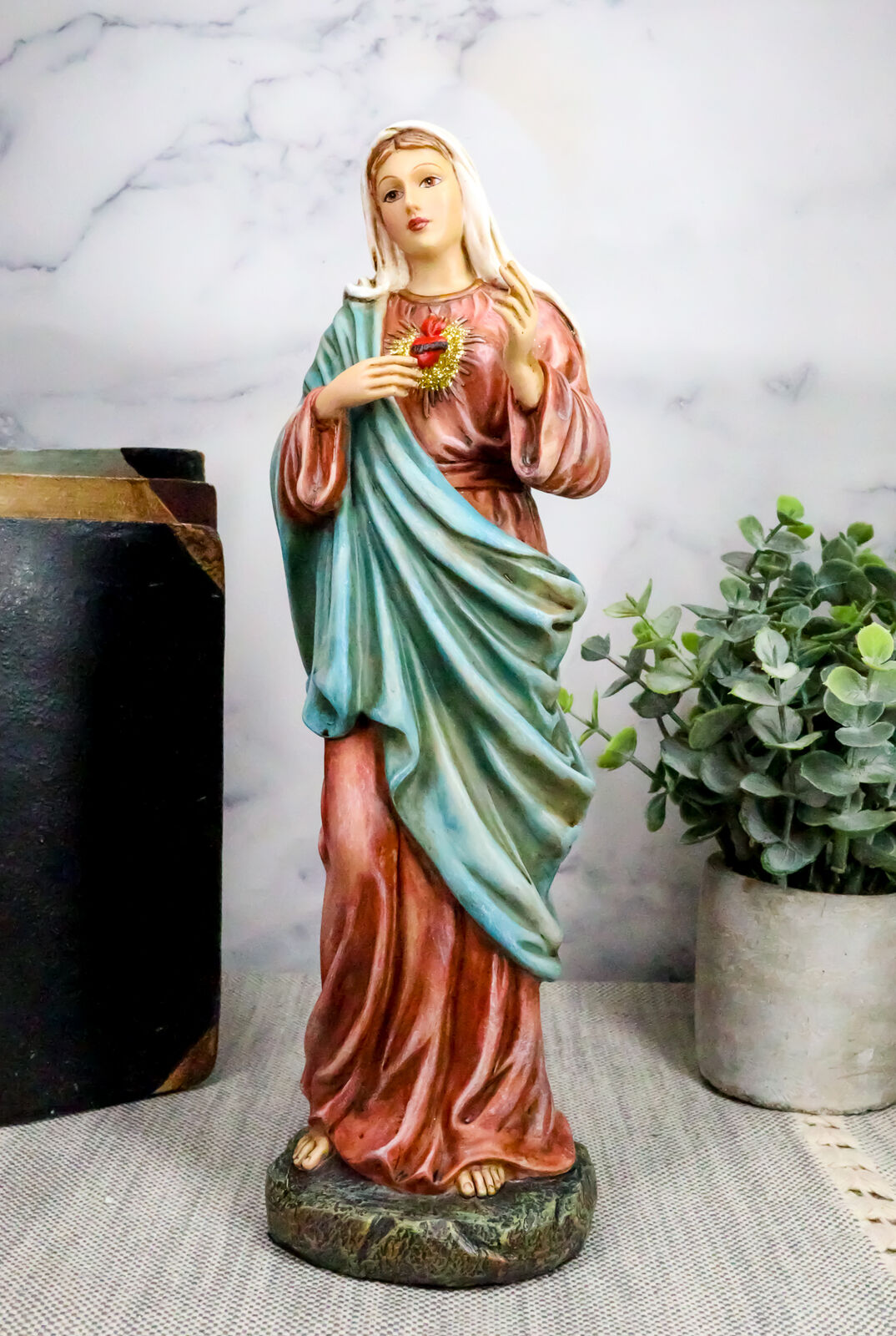 Ebros Immaculate Heart of Mary Statue Immaculate Compassion Of Madonna Devotion