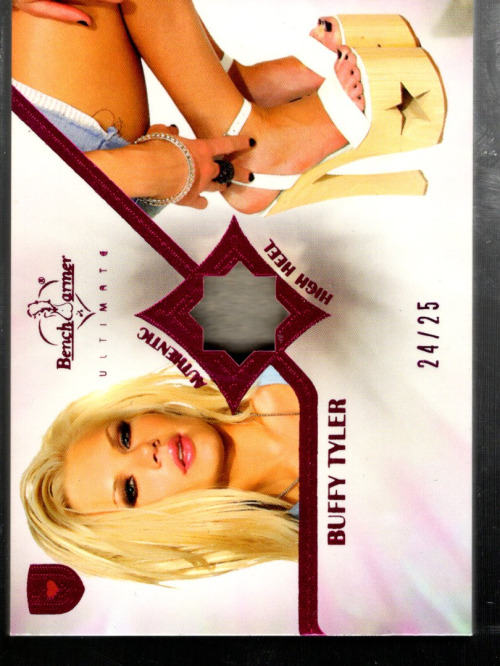 B1135- 2009 Bench Warmer Ultimate Shoes Pink Foil #19 Buffy Tyler /25 - NM-MT