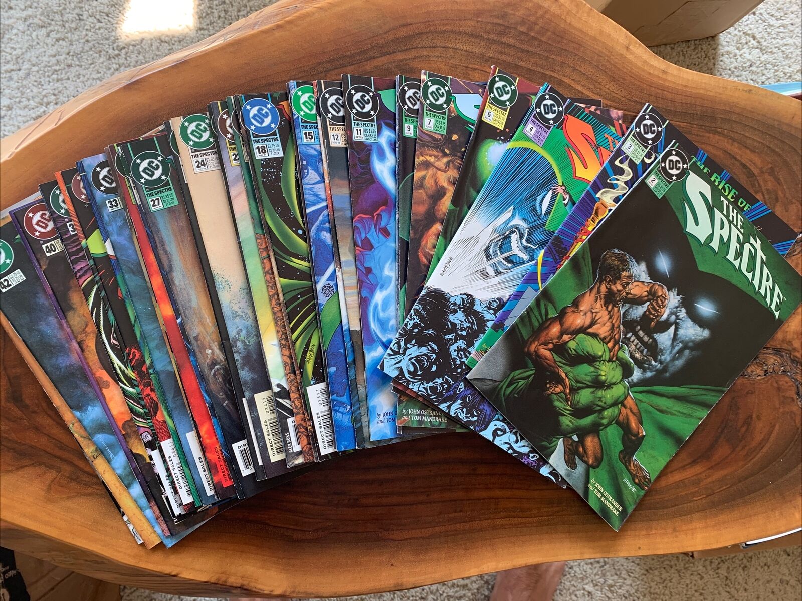 Lot Of 45 THE SPECTRE #2-44 1993-96(with Issue 0, OCT 94, #13 Missing)NM+ / MINT