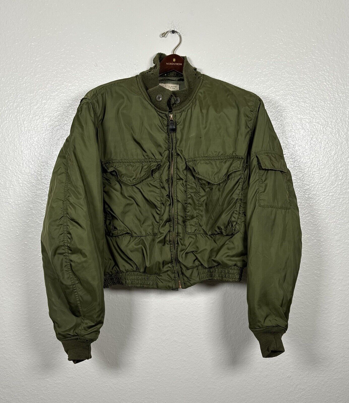 Vintage Vietnam War WEP Flying Flight Winter Suit Jacket. Size 46 L 1970