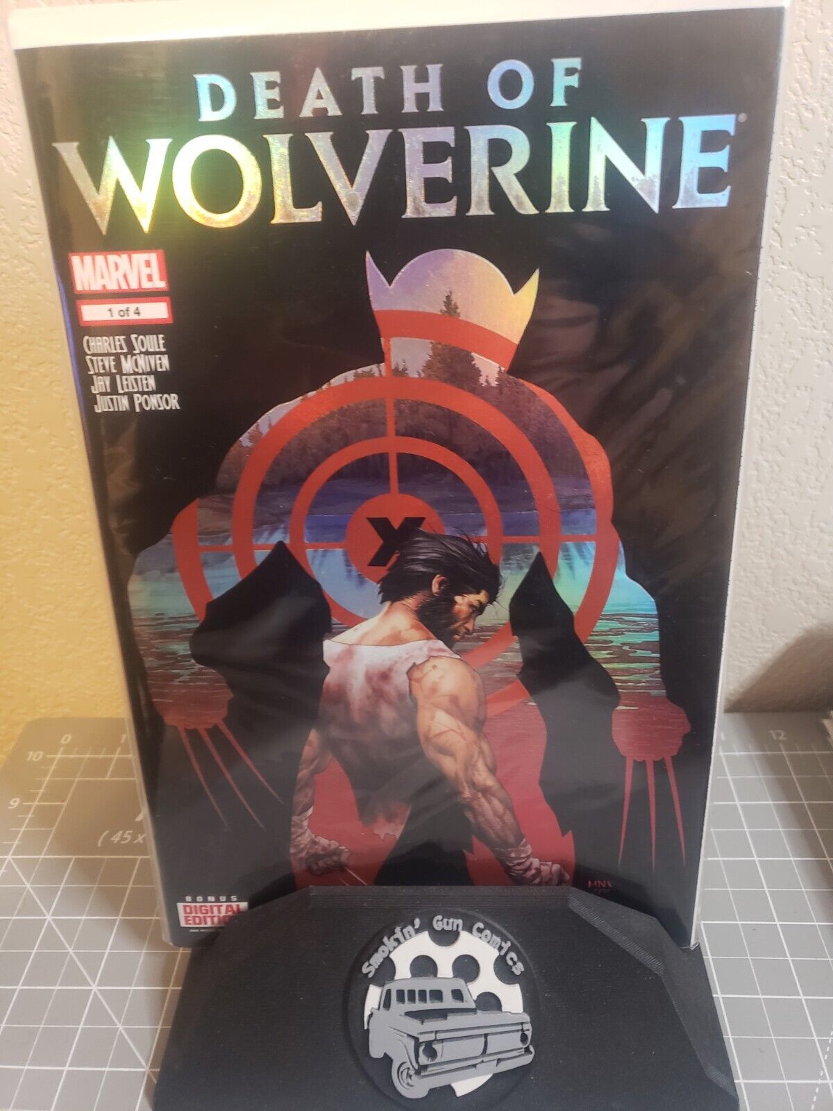 Death of Wolverine #1 2 3 & 4 Foil Covers Complete Set - #1-4 - 2014 - NM