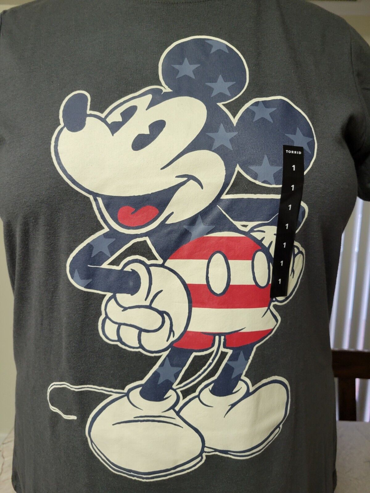Torrid Size 1  XL Patriotic Mickey T-shirt NWT